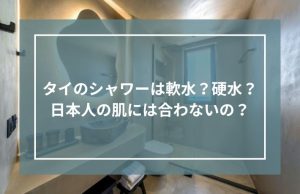 タイのシャワーは軟水？硬水？日本人の肌には合わないの？