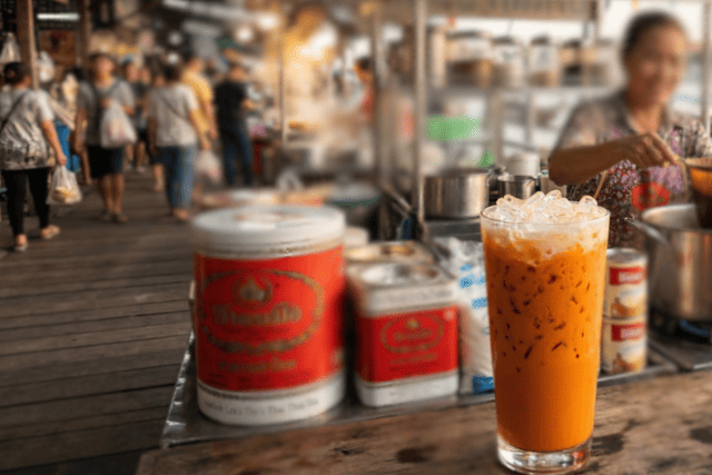 タイの屋台の飲み物