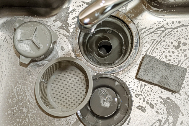 排水溝の掃除